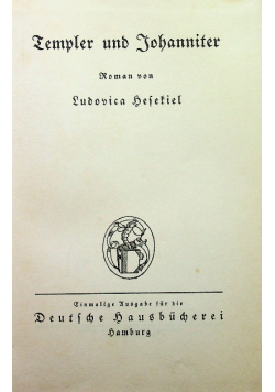 Templer und Johanniter