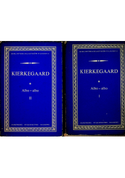 Kierkegaard tomy od 1 do 2