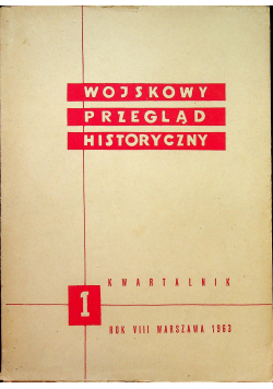 Wojskowy przegląd historyczny  nr 1