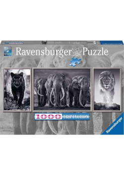 Puzzle 1000 Czarno-białe zwierzaki