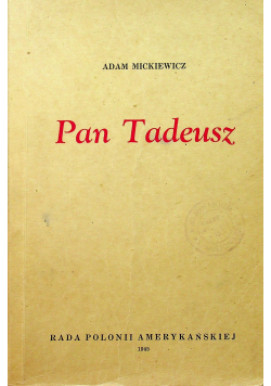 Pan Tadeusz 1945 r