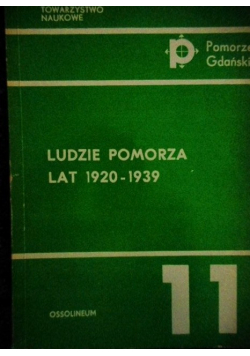 Ludzie pomorza lat 1920 - 1939