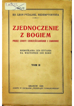 Zjednoczenie z Bogiem Tom II 1935 r.