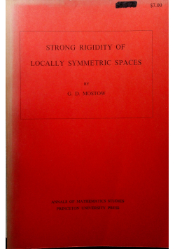 Strong rigidity of locally symmetric spaces