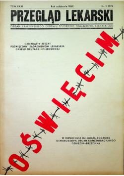 Przegląd lekarski tom XXXI nr 1 1974
