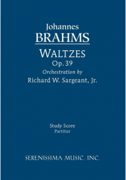 Waltzes, Op. 39 - Study score