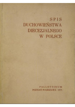 Spis duchowieństwa diecezjalnego w Polsce