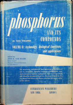 Phosphorus and Its Compounds Volume II