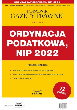 Ordynacja Podatkowa NIP 2022. Podatki-Przewodnik