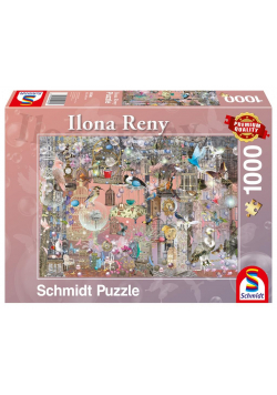 Puzzle PQ 1000 Ilona Reny Różowe piękno G3