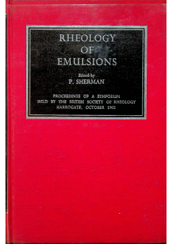 Rheology of emulsions