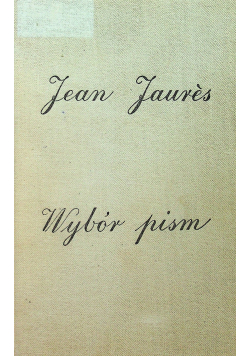 Jaures Wybór pism