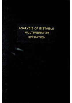 Analysis of bstable multivibrator operation