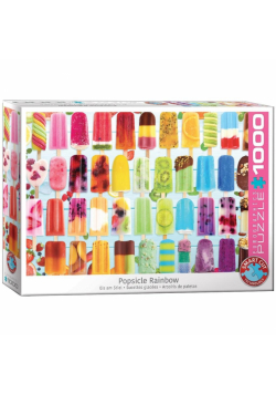 Puzzle 1000 Tęczowe lody na patyku