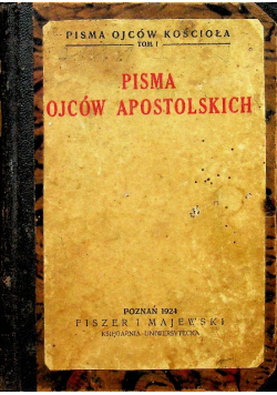 Pisma ojców apostolskich 1924 r.
