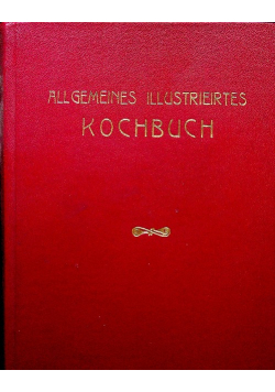 Allgemeines illustriertes kochbuch fur die deutsche Kuche  ok 1904 r.