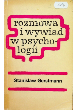 Rozmowa i wywiad w psychologii