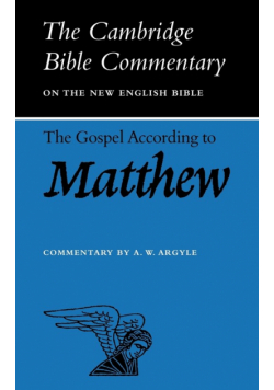 The Gospel According to Matthew