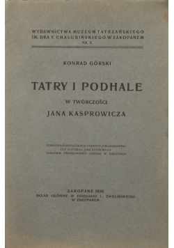Tatry i Podhale 1926r.