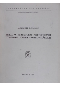 Biblia w strukturze artystycznej