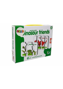 Puzzle edukacyjne dinozaury 10el