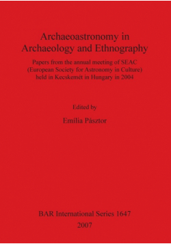 Archaeoastronomy in Archaeology and Ethnography