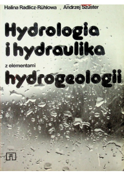 Hydrologia i hydraulika z elementami hydrogeologii