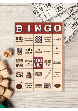 Kartka Bingo 100 lat