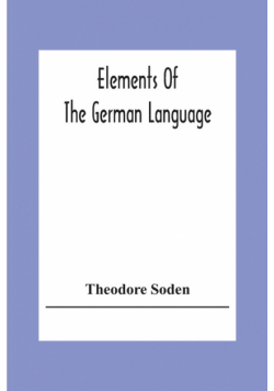 Elements Of The German Language
