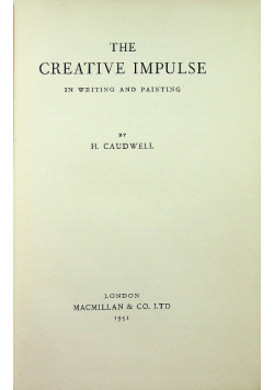 The creative impulse