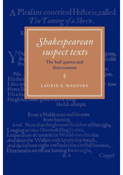 Shakespearean Suspect Texts