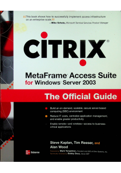 Citrix metaframe access suite for windows server 2003