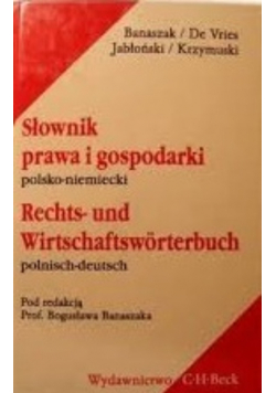 Słownik prawa i gopodarki polsko niemiecki