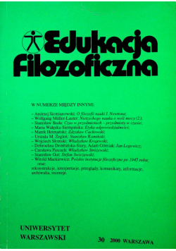 Edukacja filozoficzna nr 30