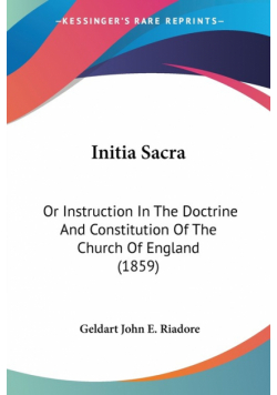 Initia Sacra
