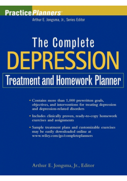 The Complete Depression Treatment and Homework Planner