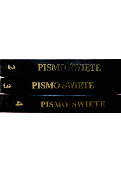 Pismo święte 3 tomy