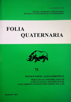 Folia Quaternaria 75