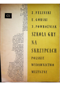 Szkoła gry na skrzypcach tom I