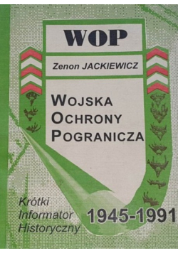 Wojska ochrony pogranicza 1945 1991