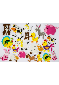 Naklejki piankowe 3cm - Wieś (20szt)