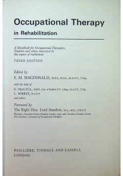 Occupational Therapy