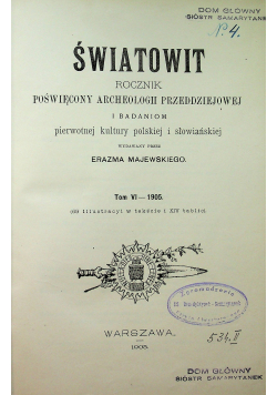Światowit tom 6 1905 r.