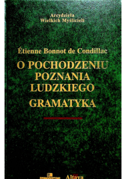 O pochodzeniu poznania ludzkiego gramatyka