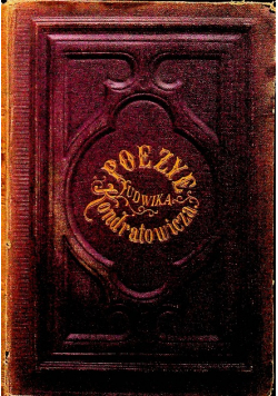 Poezye Ludwika Kondratowicza Tom IV 1872 r.