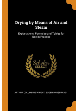 Drying by Means of Air and Steam