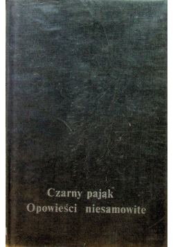 Czarny pająk - opowieści niesamowite