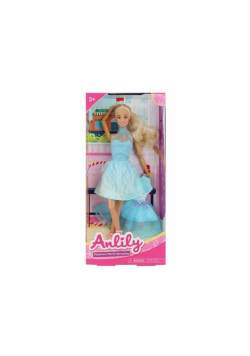 Lalka Anlily niebieska sukienka 11,5"