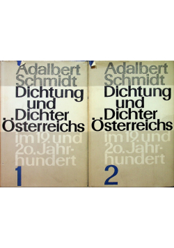 Dichtungund Dichter Osterreichs im 19 und 20 Jahrhundert tom 1 i 2
