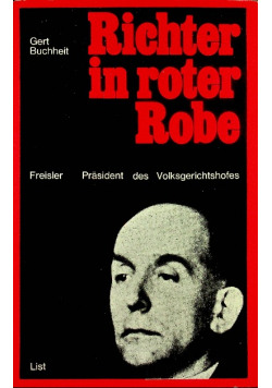 Buchheit richter in roter robe